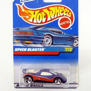 Hot Wheels Speed Blaster #778 Blue Die-Cast Car 1998